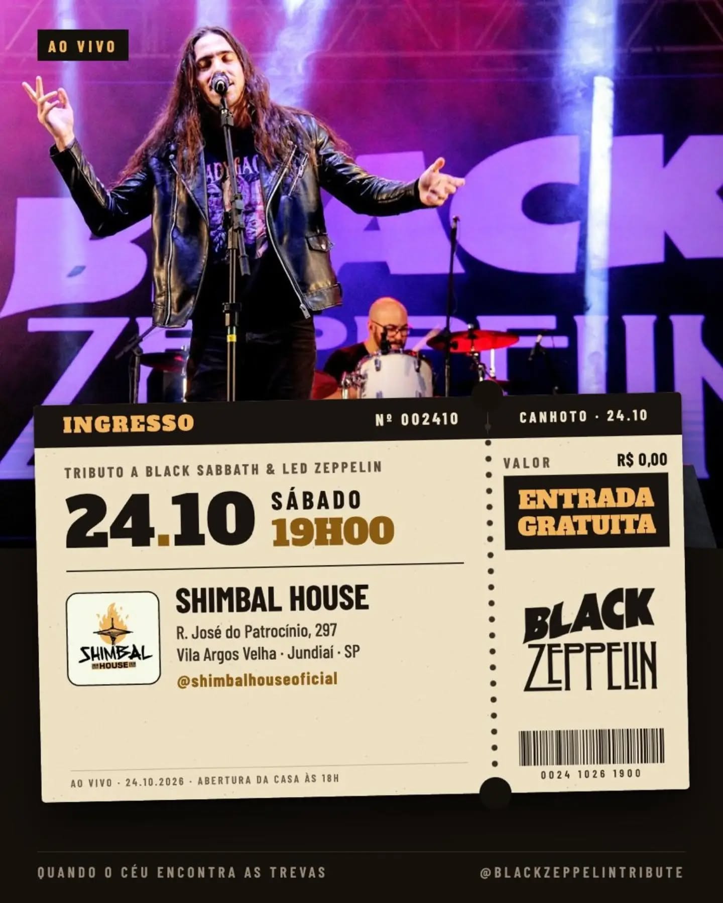 Tributo a Black Sabbath & Led Zeppelin - Black Zeppelin