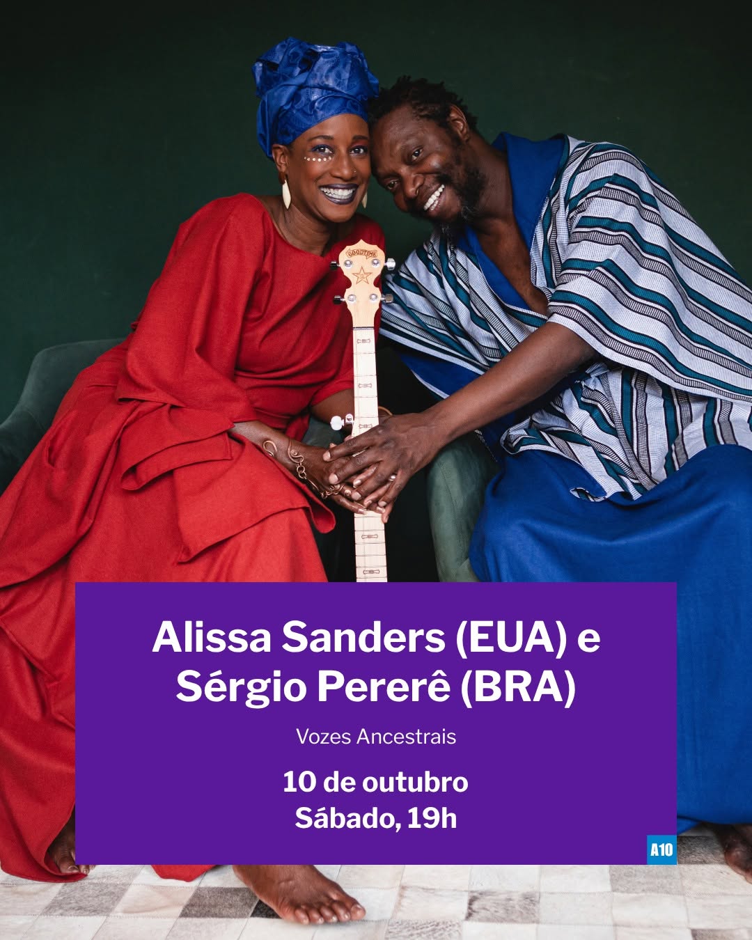 Alissa Sanders (EUA) e Sérgio Pererê (BRA) - Vozes Ancestrais
