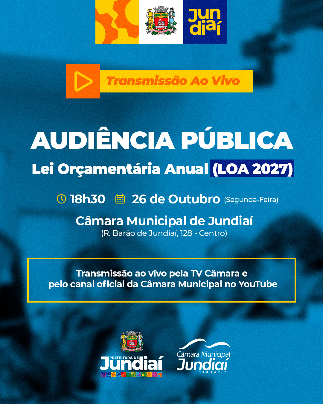 Audiência Pública: Lei Orçamentária Anual (LOA 2027)