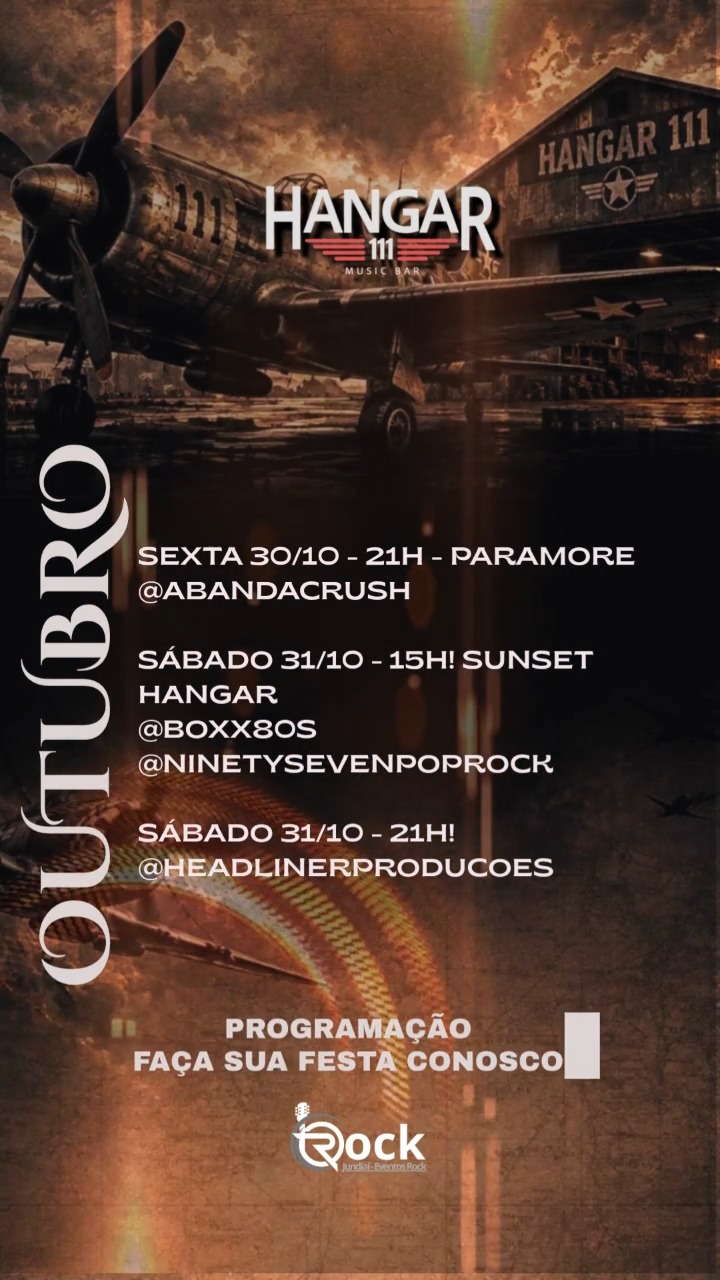 Sunset Hangar com @boxx80s e @ninetysevenpoprock