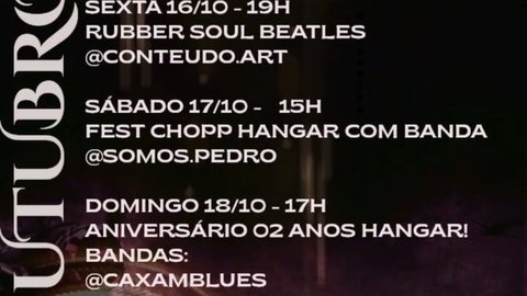 Fest Chopp Hangar com Banda