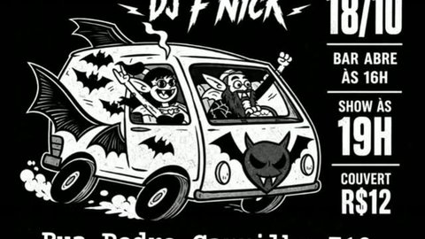Rock Powha apresenta Morcegula, Gorilla Glue e DJ Fnick
