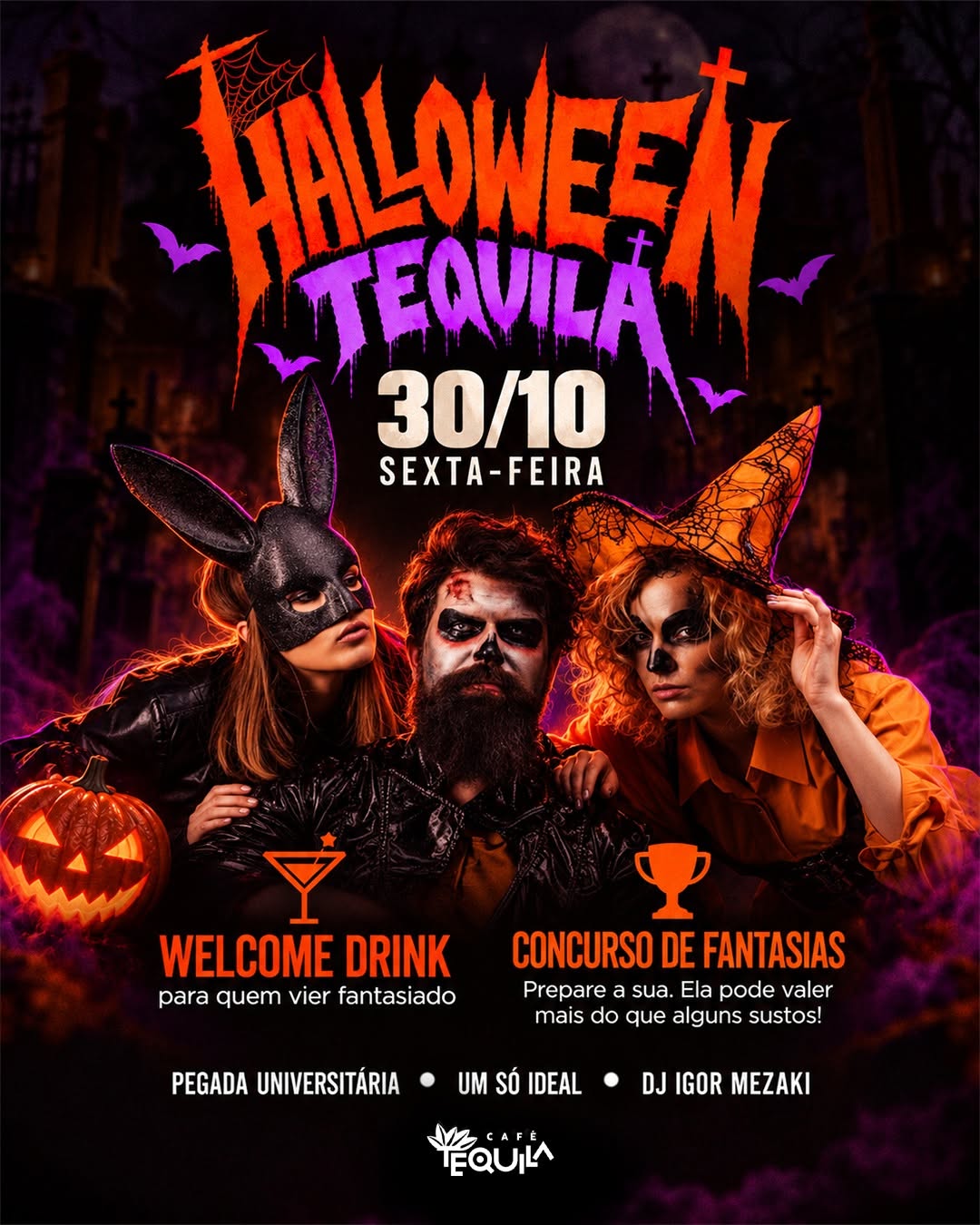 Halloween Tequila - Festa à Fantasia