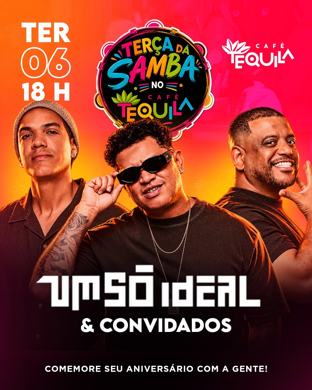 Terça do Samba no Café Tequila com Um Só Ideal
