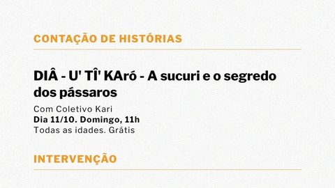 DIÂ - U' TÎ' KARÓ - A sucuri e o segredo dos pássaros