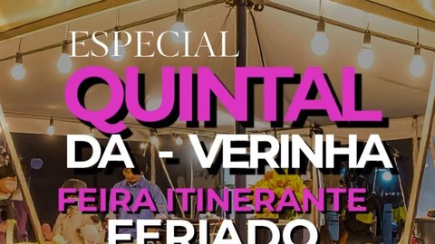 Especial Quintal da Verinha - Feira Itinerante