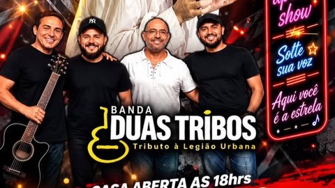 30 Anos de Saudade com Tributo à Legião Urbana e Karaokê