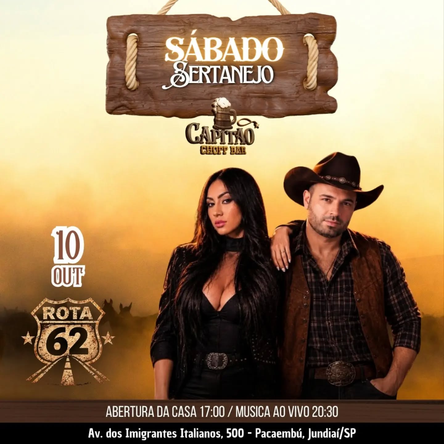 Sertanejo com Rota 62