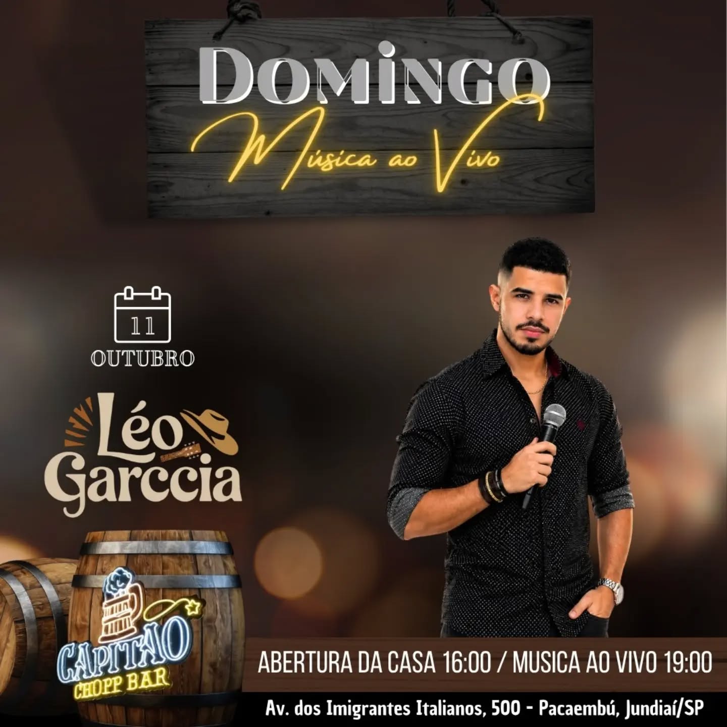 Música ao Vivo com Léo Garccia