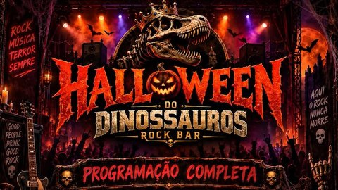 Halloween do Dinossauros - 4 dias de Rock