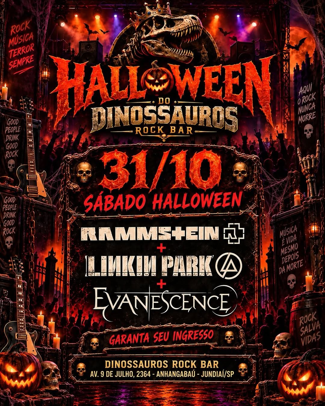 Halloween do Dinossauros - Sábado Halloween