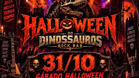 Halloween do Dinossauros - Sábado Halloween