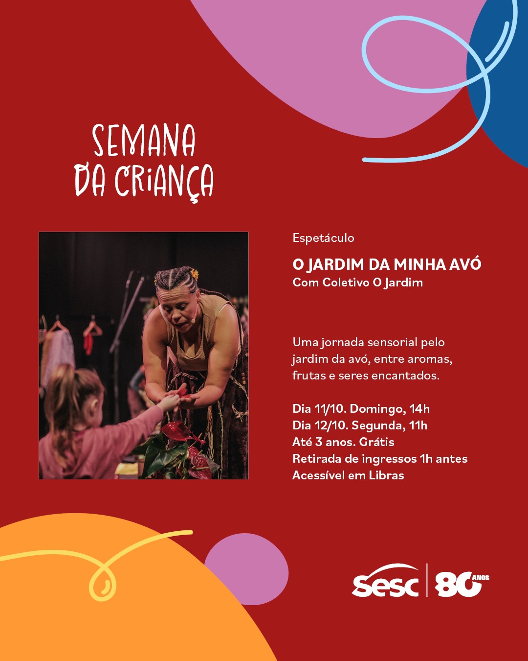Espetáculo O JARDIM DA MINHA AVÓ