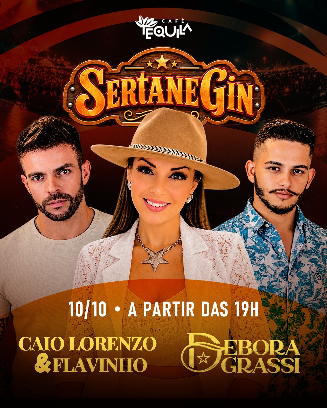 SertaneGin com Débora Grassi + Caio Lorenzo e Flavinho