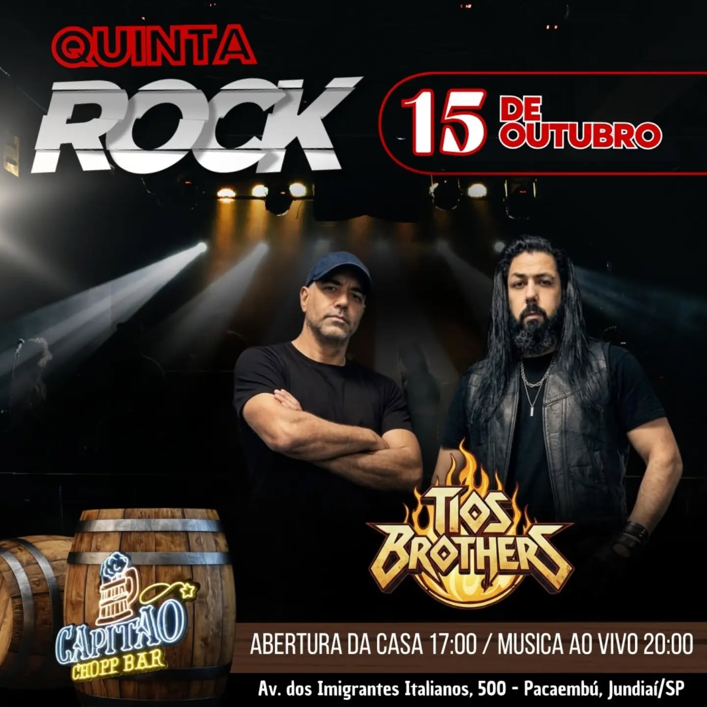 Quinta Rock com Tios Brothers