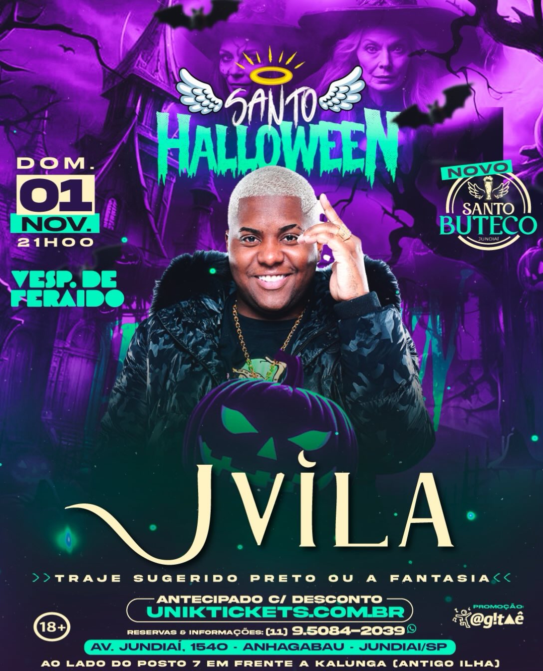 Santo Halloween com MC J Vila