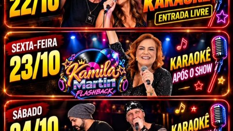 Kamila Martin Flashback + Karaokê