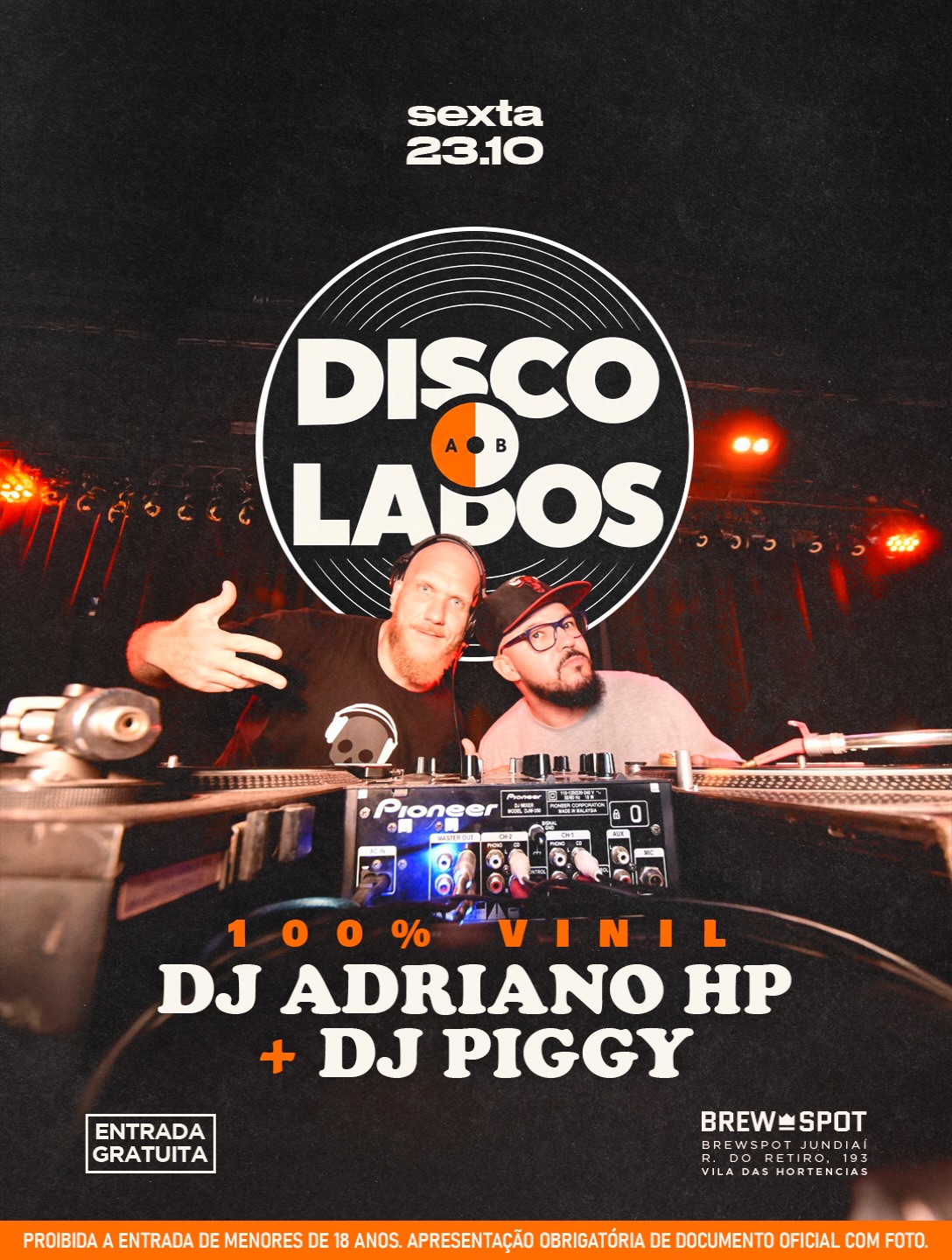 DISCO LADOS com DJ ADRIANO HP + DJ PIGGY
