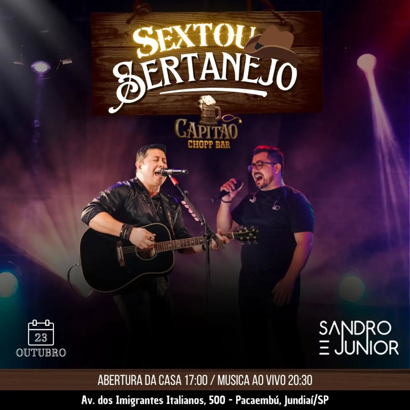 SEXTOU SERTANEJO com Sandro E Junior