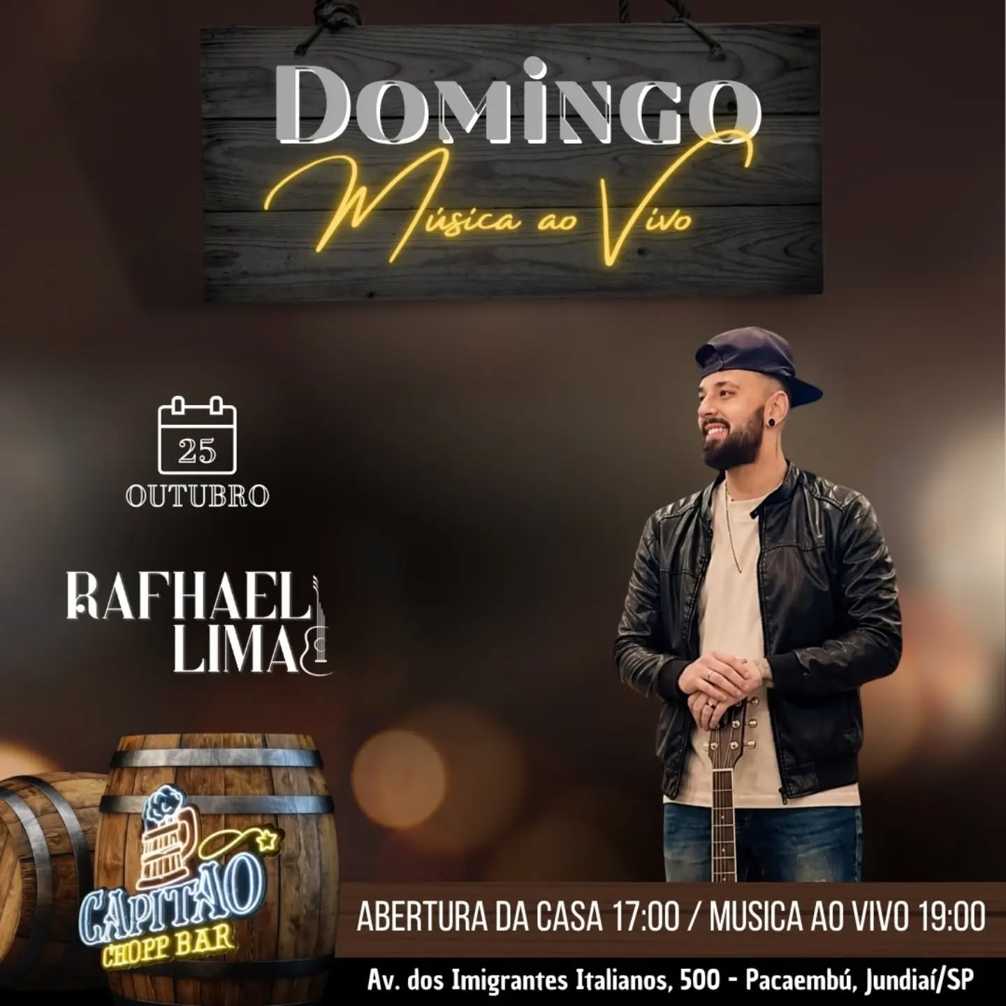 DOMINGO MÚSICA AO VIVO com Raphael Lima