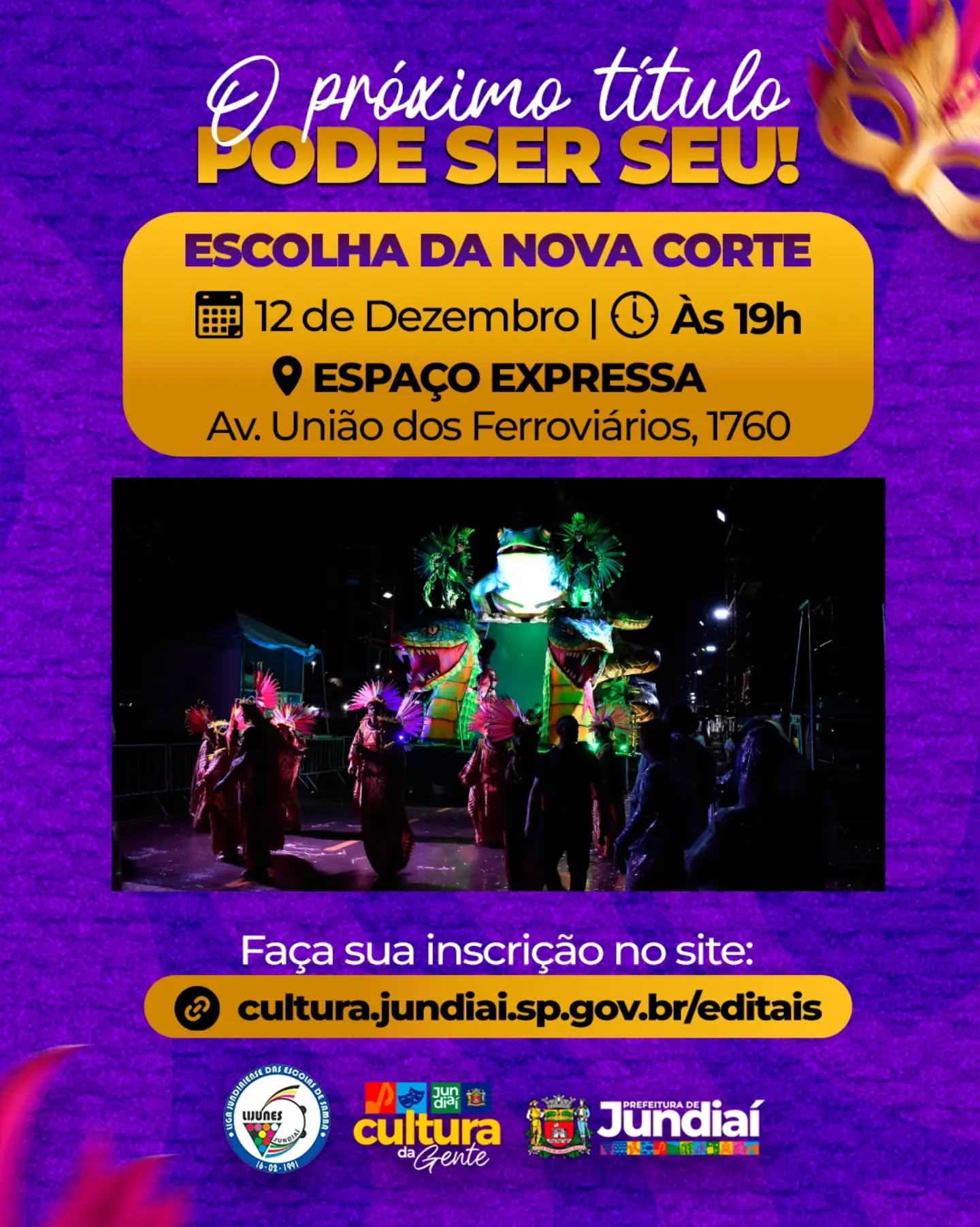 Escolha da Nova Corte do Carnaval de Jundiaí