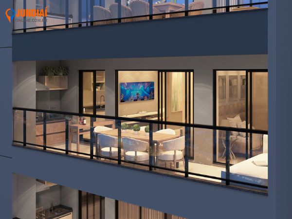 Apartamento na planta 4 dormitrios