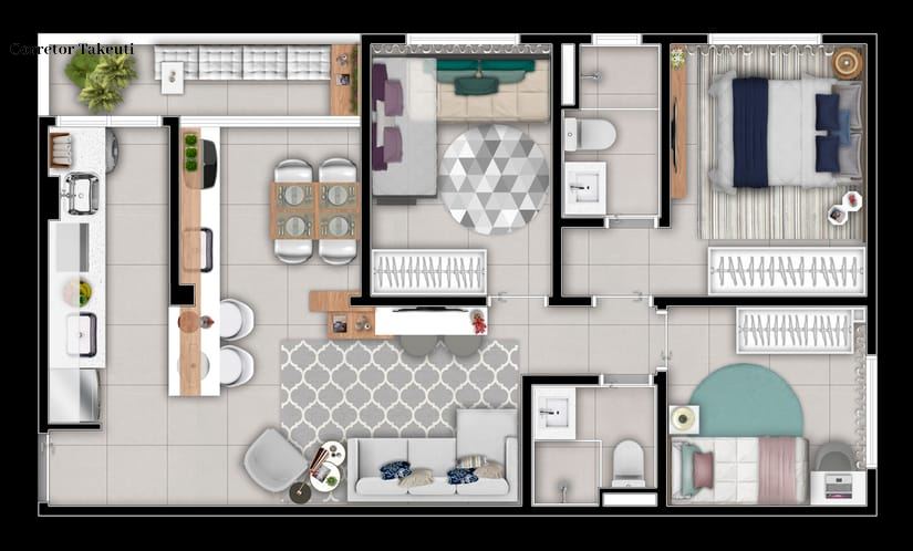 Apartamento em Jd. das Tulipas, Jundiaí - Vila Flor Condominio Clube - Foto 1
