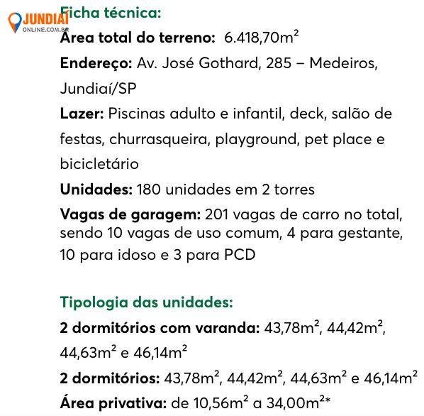 Apartamento em Medeiros, Jundiaí - Apartamentos no Medeiros - MRV - Foto 2