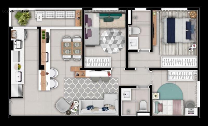 Apartamento em Jd. das Tulipas, Jundiaí - Vila Flor Condominio Clube - Foto 1