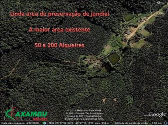 area em Serra do Japi, JUNDIAÍ - Serra do Japi - area de preservação a maior e melhor da região varios lagos e varias residencia em jundiai e plantação de eucalipto - Foto 1