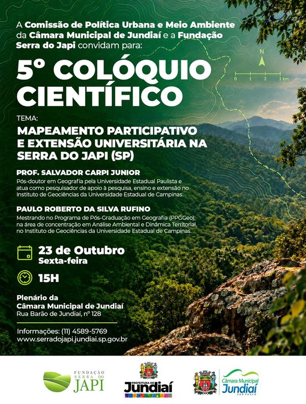 Conhecimento científico e participação da comunidade são temas de colóquio sobre a Serra do Japi