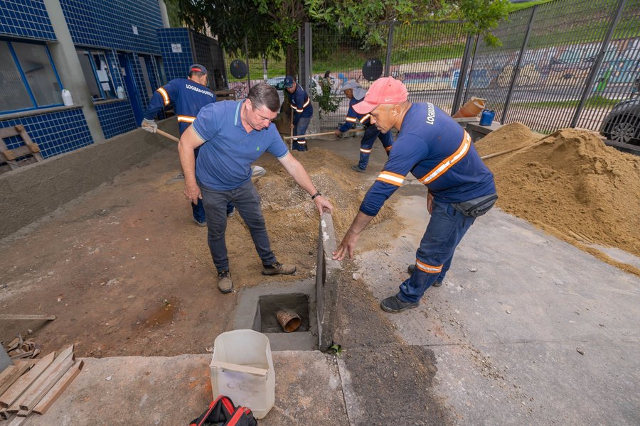 Prefeitura de Jundiaí faz melhorias no sistema de escoamento da água da chuva no Terminal Eloy Chaves
