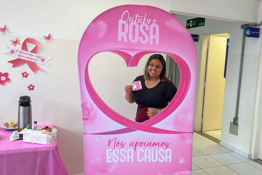 Jundiaí promove ações do Outubro Rosa e aplica de 400 doses de vacinas no fim de semana