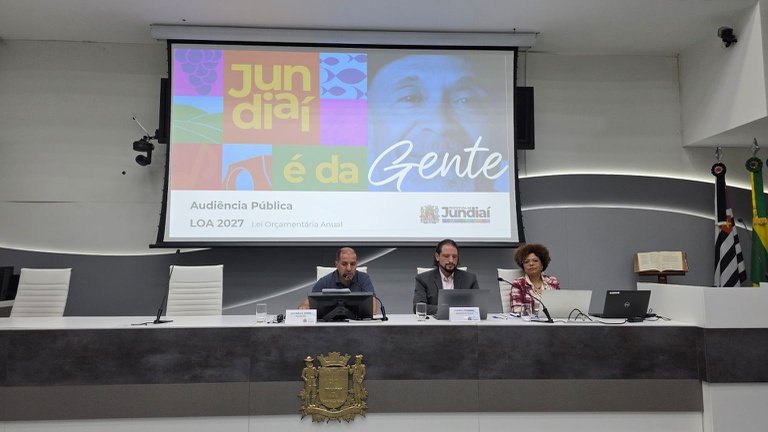 Câmara de Jundiaí debate Orçamento de R$ 4,74 bilhões para 2027 em Audiência Pública