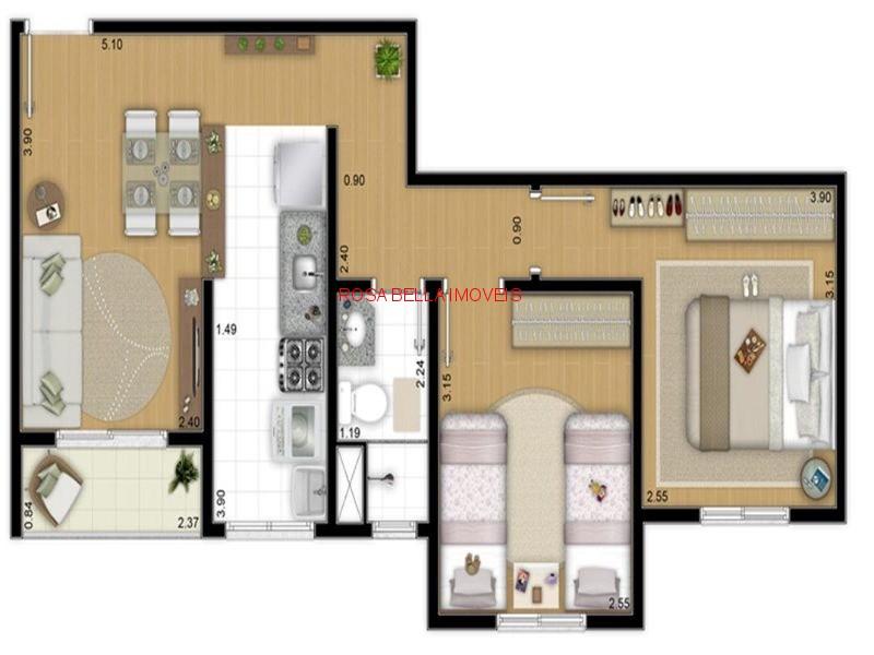 Apartamento em VILA NAMBI, JUNDIAÍ - APARTAMENTO A VENDA CONDOMÍNIO VISTA PARK - Foto 2